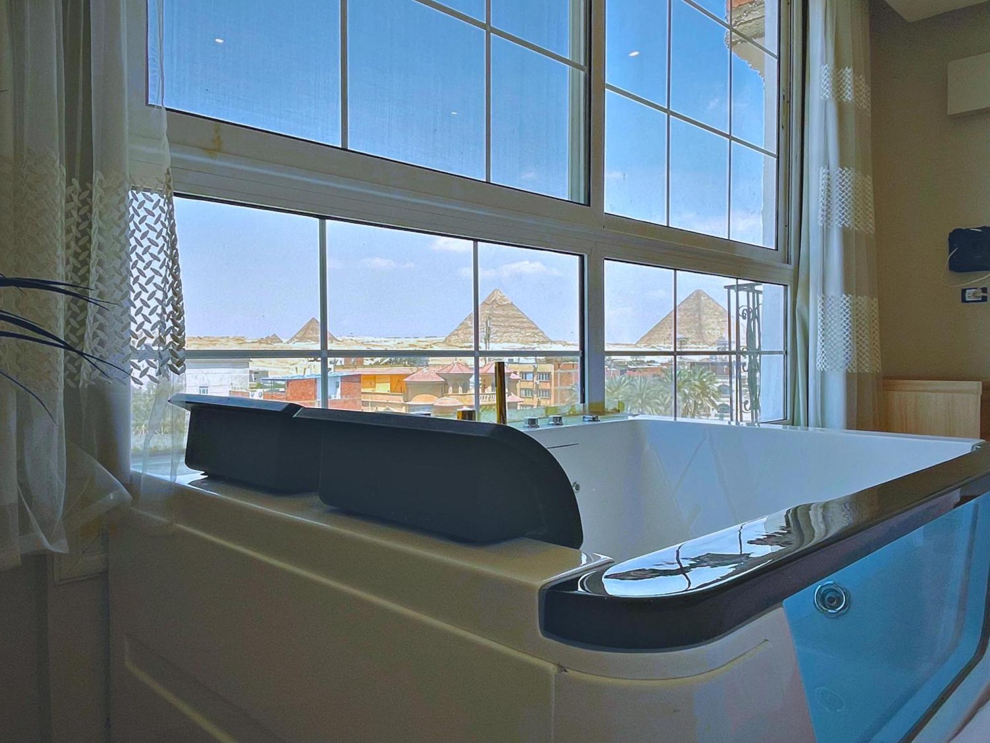 Palm Pyramids View Hotel Kafrat al Jabal Ngoại thất bức ảnh