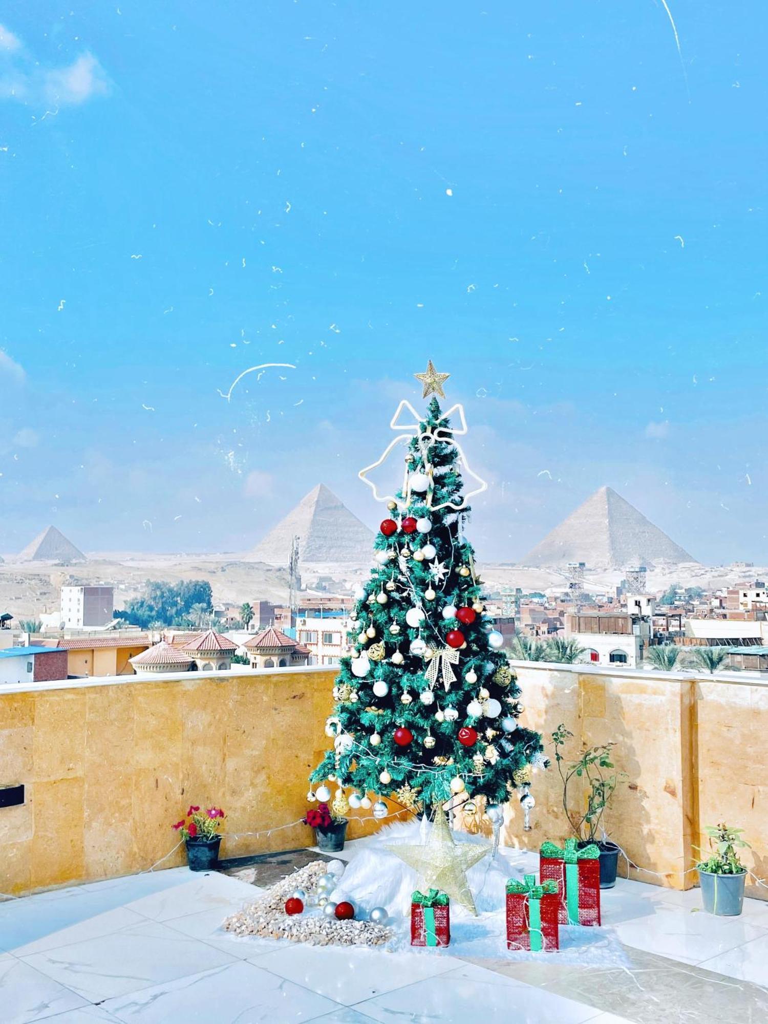 Palm Pyramids View Hotel Kafrat al Jabal Ngoại thất bức ảnh