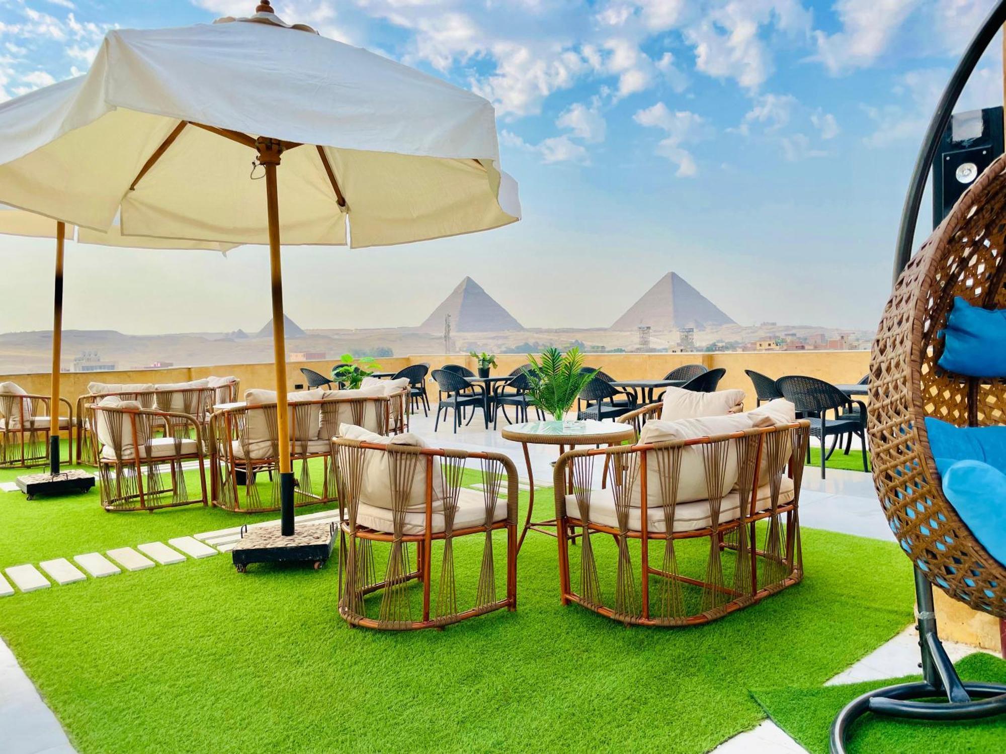 Palm Pyramids View Hotel Kafrat al Jabal Ngoại thất bức ảnh