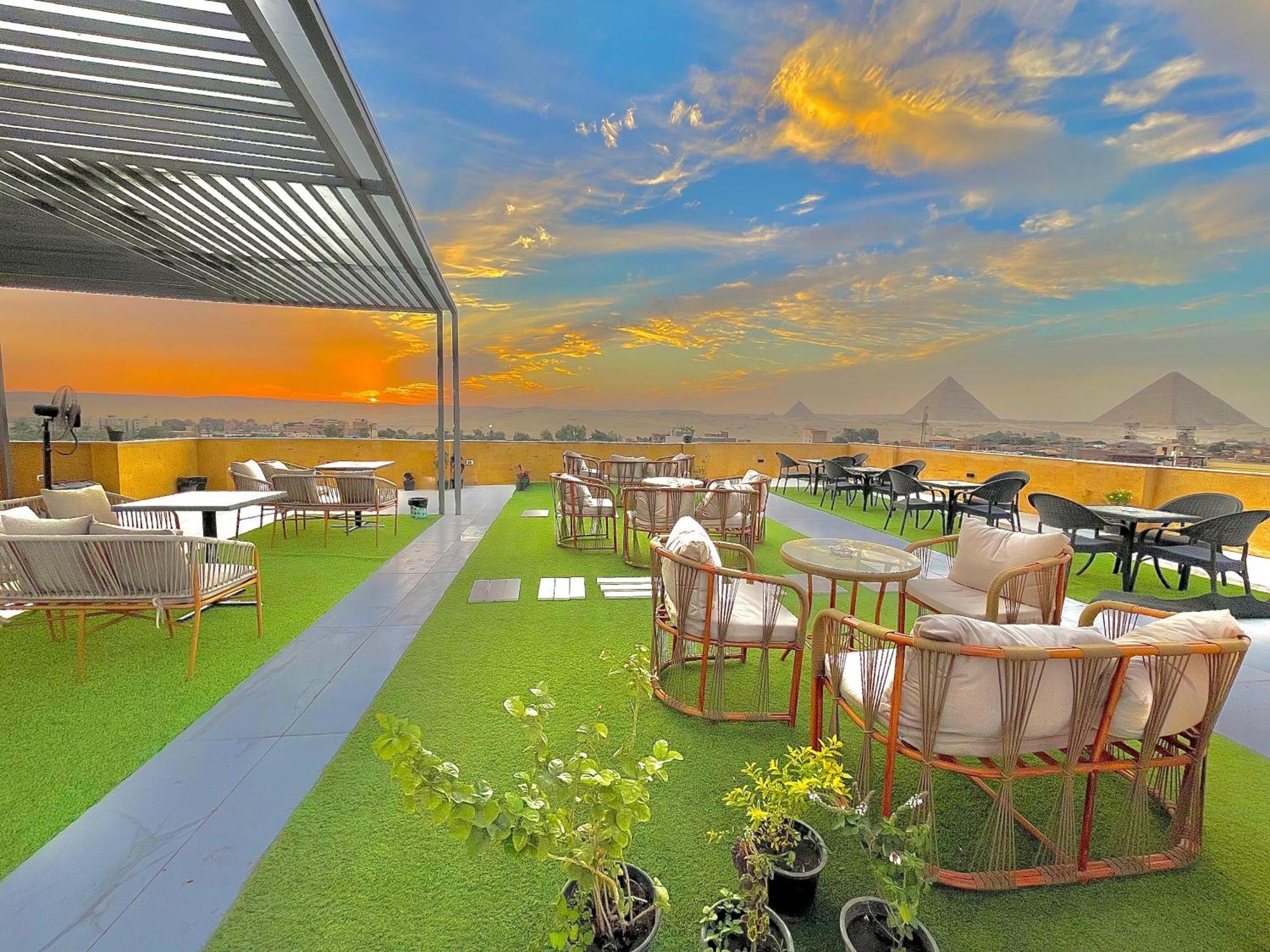 Palm Pyramids View Hotel Kafrat al Jabal Ngoại thất bức ảnh